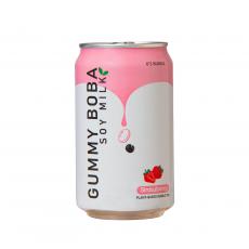 Os Gummy Boba Soy Milk - Strawberry 315ml x 24st