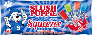 SLUSH PUPPiE Squeezee Freeze Pops 10pk x 15st