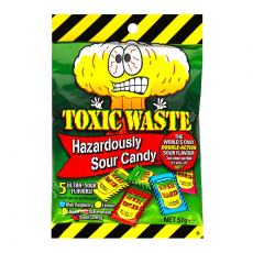 Toxic Waste Extreme Sour Candy Bag 57g x 12st