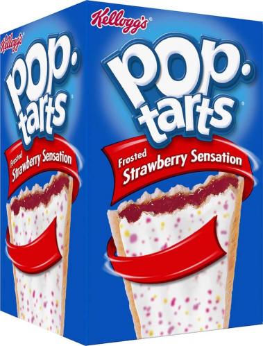 Kelloggs Pop-Tarts frosted Strawberry Sensation 384g x 12st