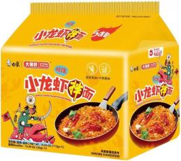Baixiang Stir-Fried Noodles Spicy Crayfish Flavour 113g x 5st