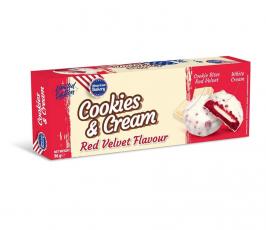 American Bakery Cookies & Cream Red Velvet 96g x 18st