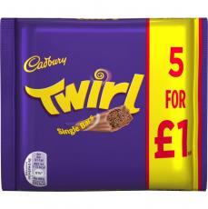 Cadbury Twirl 5-pack 107g x 20st