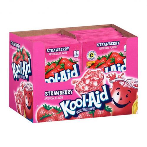 Kool-Aid Soft Drink Mix - Strawberry x 48st (hel lda)