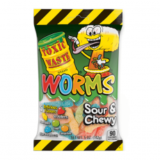 Toxic Waste Sour Gummy Worms 142g x 12st