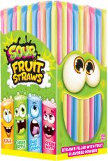 Johny Bee Sour Fruit Straws 250st