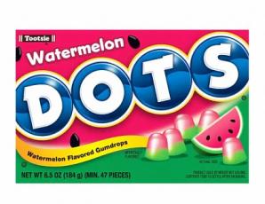 Tootsie Dots Watermelon Box 184g x 12st