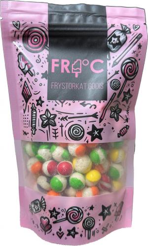 Fryc Frystorkat Godis - Regnbgsprlor 100g x 16st