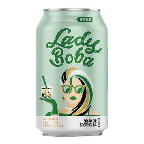 Lady Boba Bubble Tea Grass Jelly 315ml x 24st