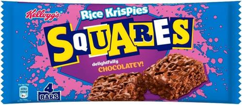 Kelloggs Rice Krispies Squares Delightfully Chocolatey 144g x 11st