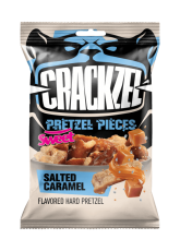 Crackzel Pretzel Pieces Salted Caramel 85g x 24st