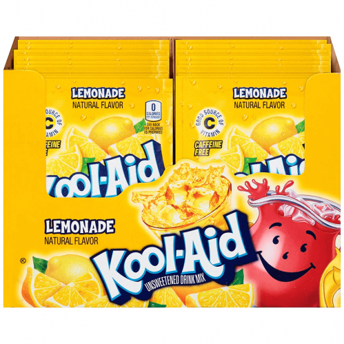 Kool-Aid Soft Drink Mix - Lemonade x 48st (hel lda)