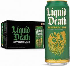 Liquid Death Sparkling Water Severed Lime 500ml x 12st