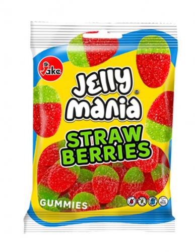 Jake Jelly Mania Sour Strawberries 100g x 18st