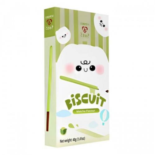 Tokimeki Biscuit Stick - Matcha Flavour 40g x 10st