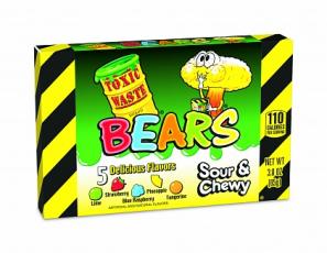 Toxic Waste Sour & Chewy Bears 85g x 12st