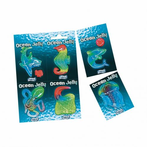 Vidal Ocean Jelly 6-pack 66g x 11st