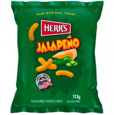 Herrs Jalapeno Cheese Curls 113g x 12st