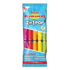 Swizzels Refreshers 2in1 pop 8-pack (600ml) x 20st