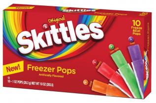 Skittles Freezer Pops 284g 10-pack x 12st