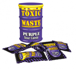 Toxic Waste Purple Drum Extreme Sour Candy 42g x 12st