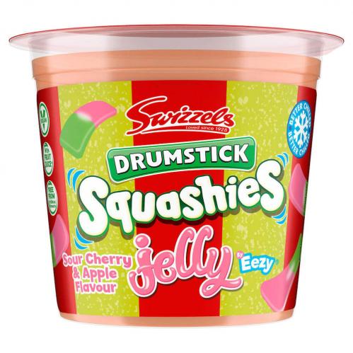 Swizzles Drumstick Squashies Jelly Tub Cherry Apple 125g x 12