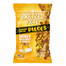 Pretzel Pete - Honey Mustard & Onion 160g x 8st