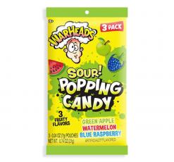 Warheads Sour Popping Candy 3-Pack 21g x 12st