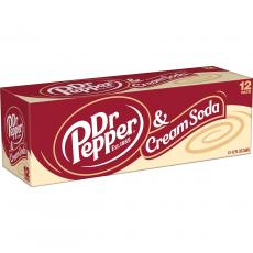 Dr Pepper & Cream Soda 355ml 12-Pack