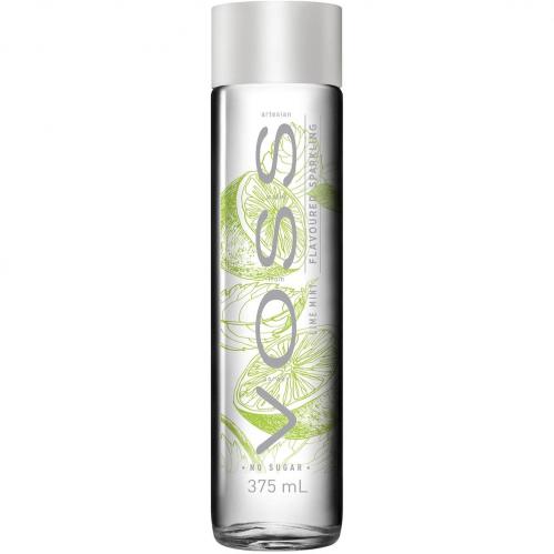 Voss Lime Mint Sparkling Water (glas) 375ml x 12st