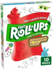 Fruit Roll-Ups Strawberry Blast 141g x 10st