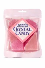 Toppie Crystal Candy Jordgubb 80g x 15st godis grossist