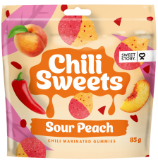 Sweet Story Chili Sweets Sour Peach 85g x 14st