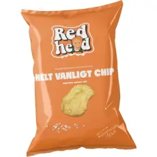Redhead Chips Helt Vanligt Chip 150g x 10st godis grossist