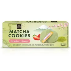 Bardollini Matcha Cookies Strawberry Cream 96g X 18st godis grossist