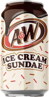A&W Ice Cream Sundae 355ml x 12st godis grossist