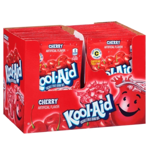 Kool-Aid Soft Drink Mix - Cherry x 48st (hel låda)