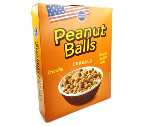 American Bakery Peanut Balls Cereal 165g x 22st