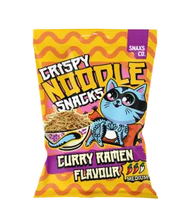 Crispy Noodle Snacks Curry Ramen Flavour 60g x 24st godis grossist
