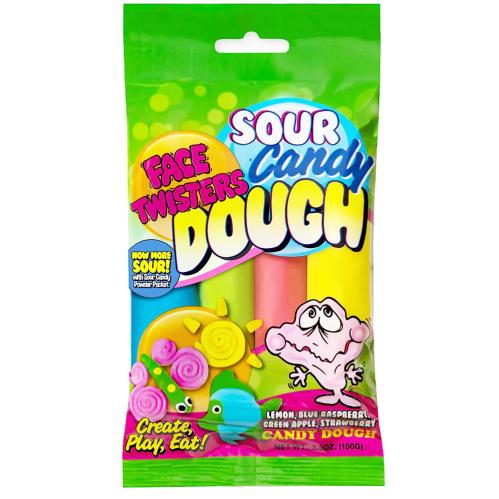 Face Twisters Sour Candy Dough 100g x 12st