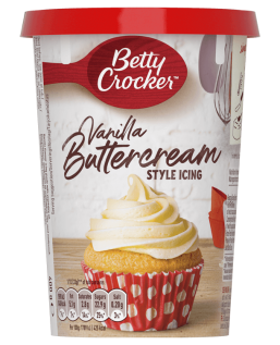 Betty Crocker Vanilla Buttercream Icing 400g x 6st godis grossist