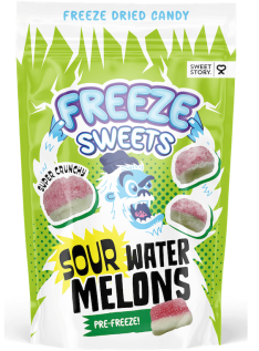 Freeze Sweets Frystorkat Sour Watermelons 40g x 6st godis grossist