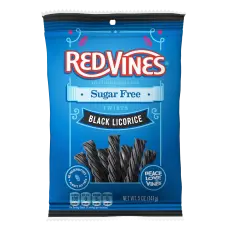 Red Vines Sugar Free Black Licorice 142g x 12st godis grossist