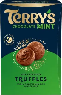 Terrys Chocolate Mint Truffles 200g x 6st godis grossist