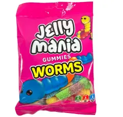 Jake Jelly Mania Worms 100g x 18st godis grossist