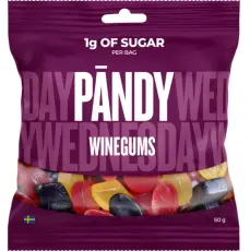 P&auml;ndy Winegums 50g godis grossist