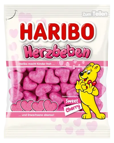 Haribo Herzbeben Sweet Cherry 160g x 12st