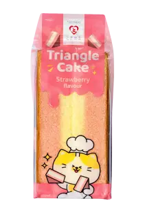 Tokimeki Triangle Sponge Cake Strawberry Flavour 90g x 10st godis grossist