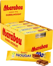 Marabou Dubbel Nougat 43g x 42st godis grossist