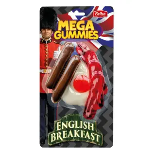 Mega Gummies English Breakfast 120g x 13st godis grossist